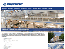 Tablet Screenshot of kroenertgroup.com